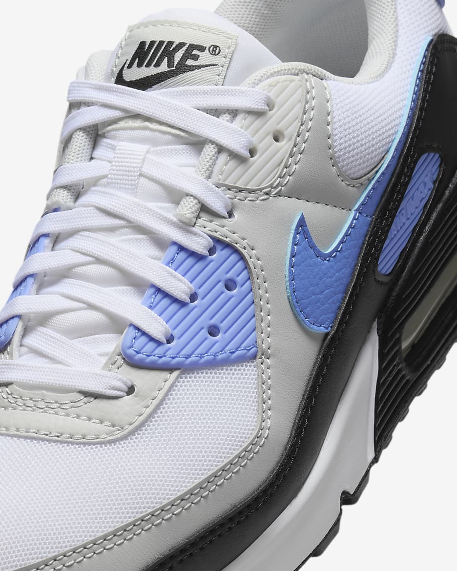 Nike air max 90 blue black white on sale